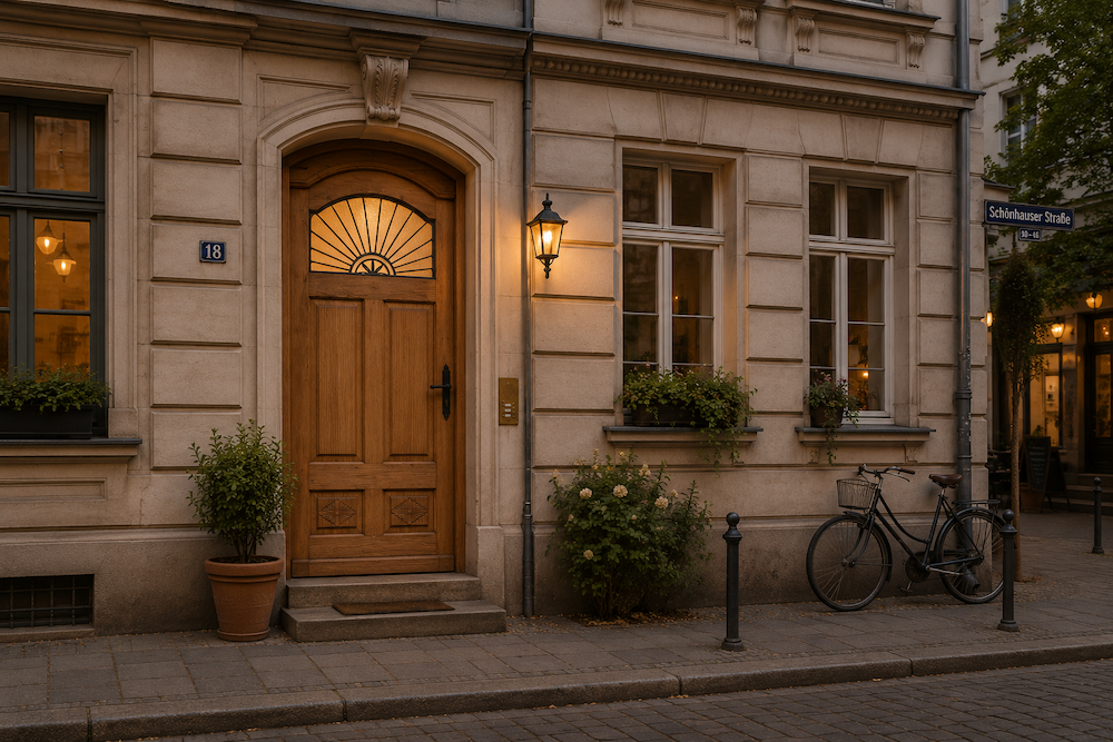T1-G Haustüre mit Gitter